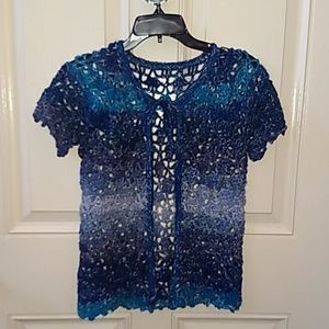 Crochet handmade summer sweater